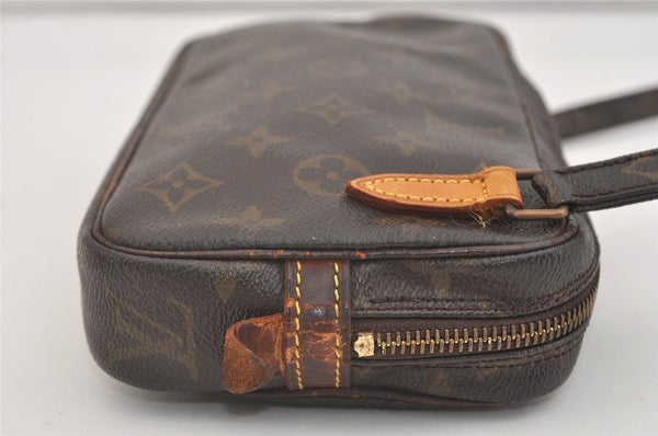 Auth Louis Vuitton Monogram Marly Bandouliere Shoulder Cross Bag M51828 LV 4250J