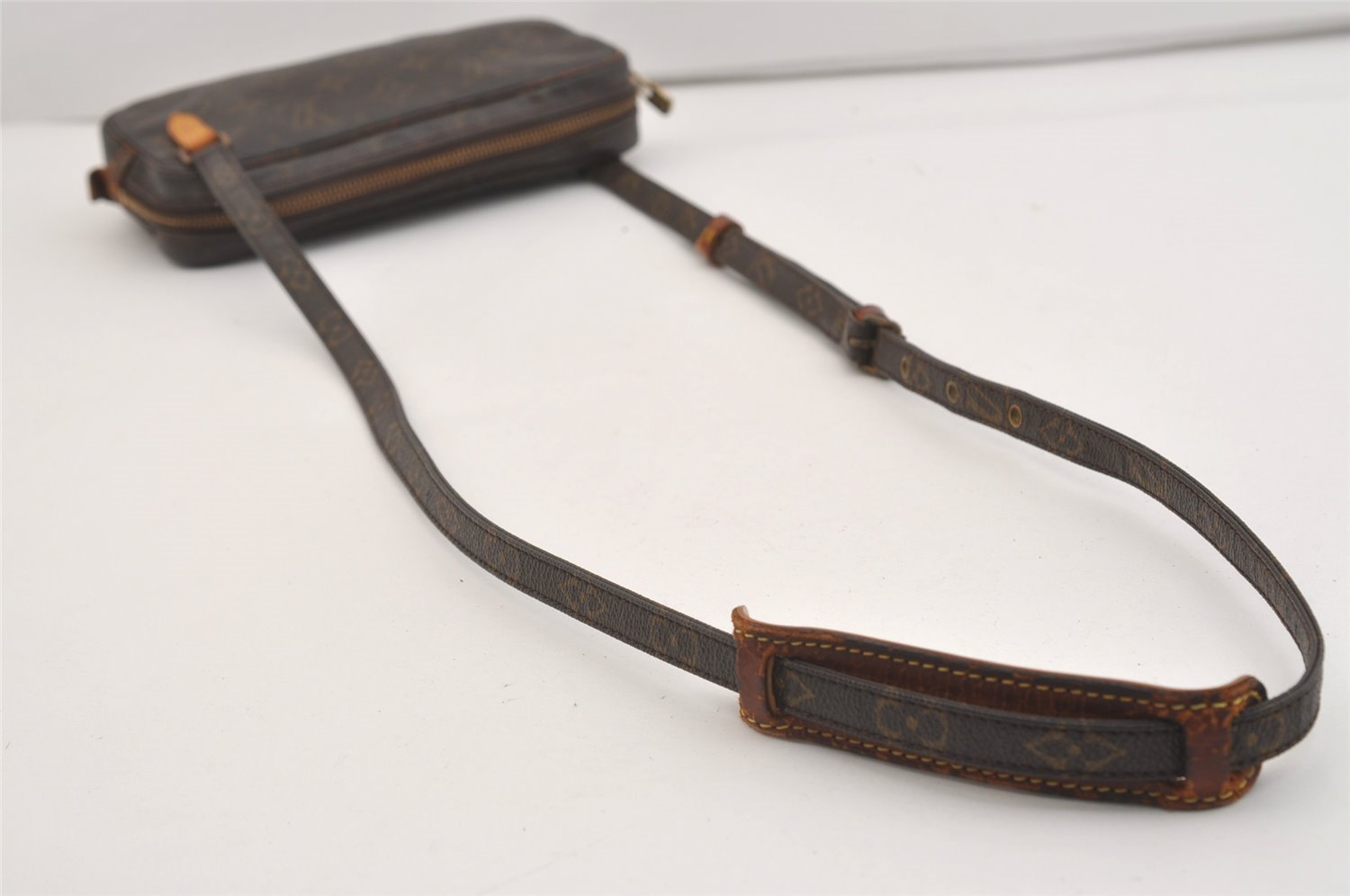 Auth Louis Vuitton Monogram Marly Bandouliere Shoulder Cross Bag M51828 LV 4250J