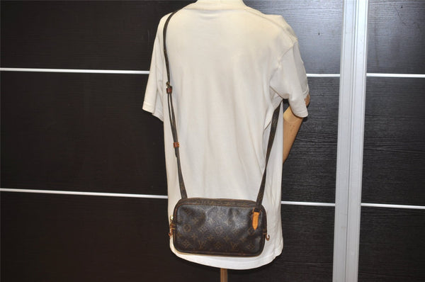 Auth Louis Vuitton Monogram Marly Bandouliere Shoulder Cross Bag M51828 LV 4250J