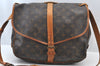 Authentic Louis Vuitton Monogram Saumur 35 Shoulder Cross Bag M42254 LV 4252I
