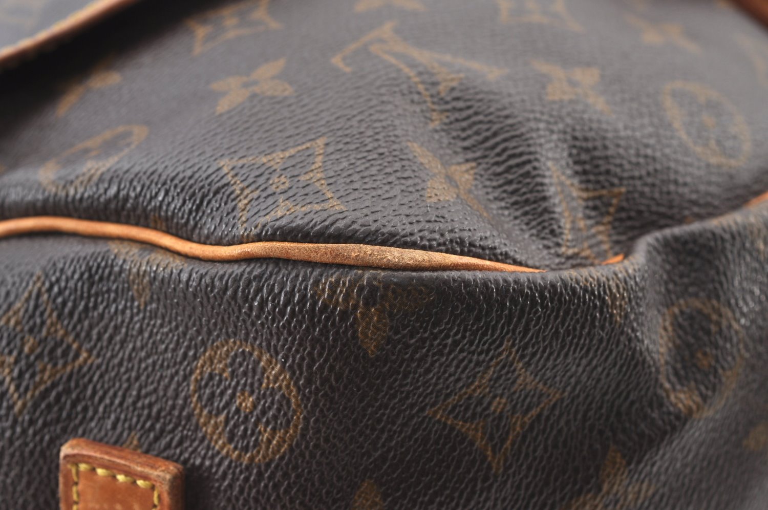 Authentic Louis Vuitton Monogram Saumur 35 Shoulder Cross Bag M42254 LV 4252I