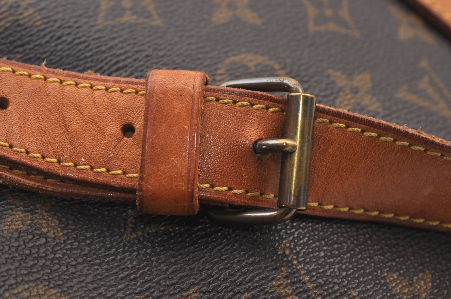 Authentic Louis Vuitton Monogram Saumur 35 Shoulder Cross Bag M42254 LV 4252I