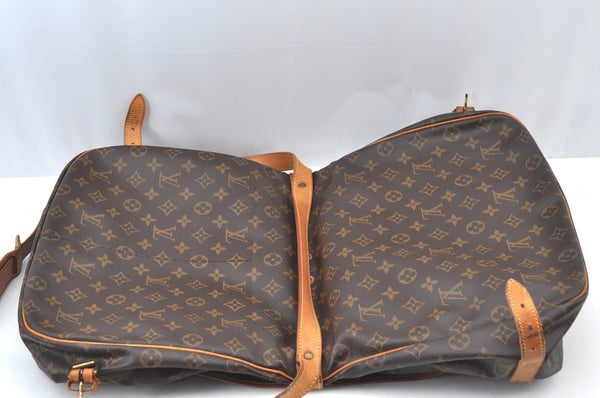 Authentic Louis Vuitton Monogram Saumur 35 Shoulder Cross Bag M42254 LV 4252I