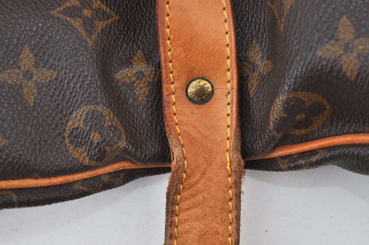 Authentic Louis Vuitton Monogram Saumur 35 Shoulder Cross Bag M42254 LV 4252I