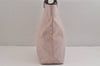 Authentic GUCCI Vintage Shoulder Tote Bag GG Canvas Leather 31243 Pink 4252J