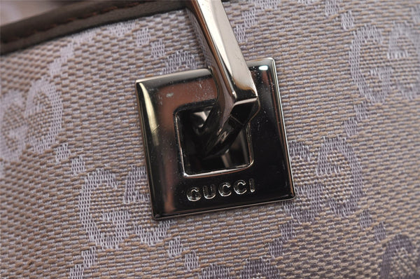 Authentic GUCCI Vintage Shoulder Tote Bag GG Canvas Leather 31243 Pink 4252J
