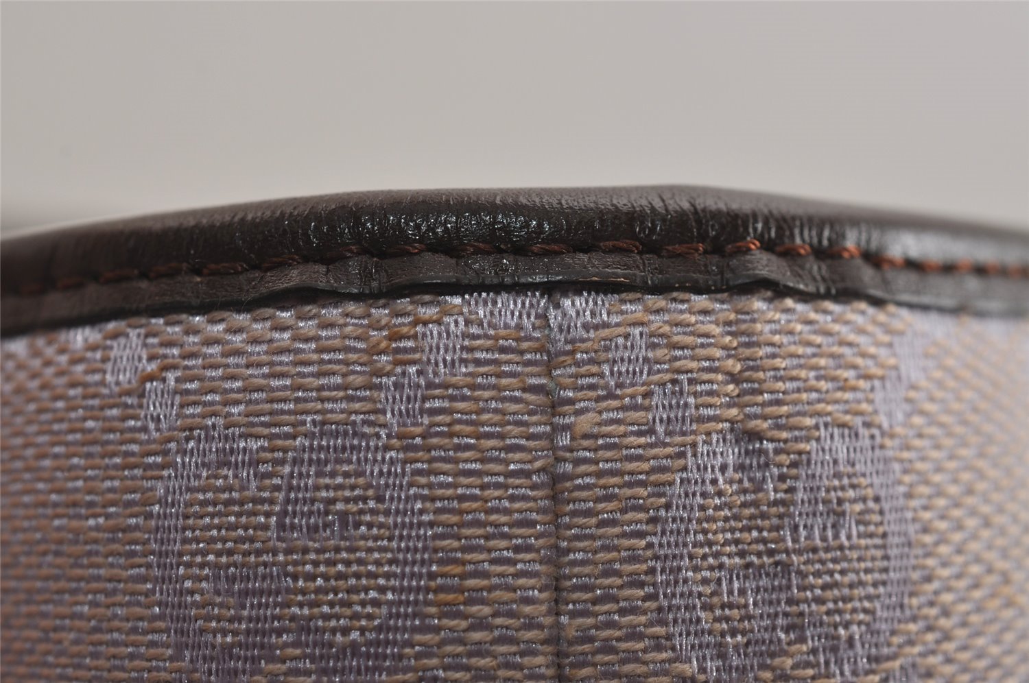 Authentic GUCCI Vintage Shoulder Tote Bag GG Canvas Leather 31243 Pink 4252J