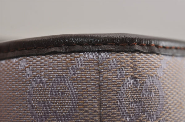 Authentic GUCCI Vintage Shoulder Tote Bag GG Canvas Leather 31243 Pink 4252J