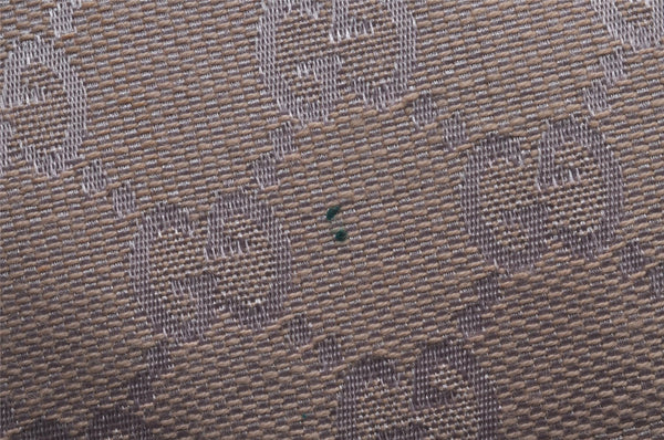 Authentic GUCCI Vintage Shoulder Tote Bag GG Canvas Leather 31243 Pink 4252J