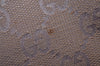 Authentic GUCCI Vintage Shoulder Tote Bag GG Canvas Leather 31243 Pink 4252J