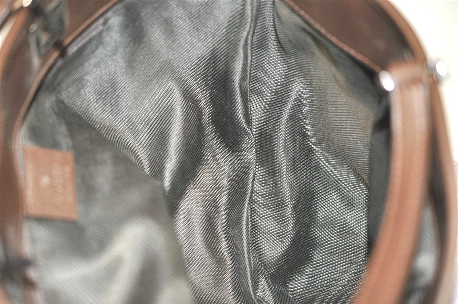 Authentic GUCCI Vintage Shoulder Tote Bag GG Canvas Leather 31243 Pink 4252J