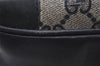 Authentic GUCCI Shoulder Cross Body Bag Purse GG PVC Leather Navy Blue 4255I