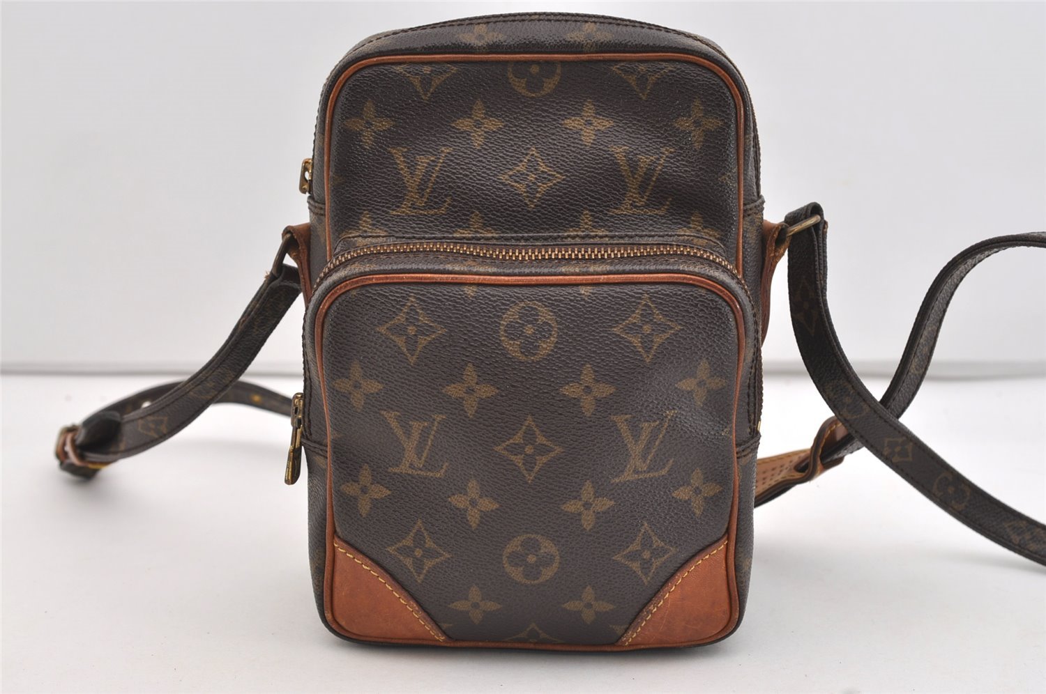 Authentic Louis Vuitton Monogram Amazone Shoulder Cross Bag M45236 Junk 4255J