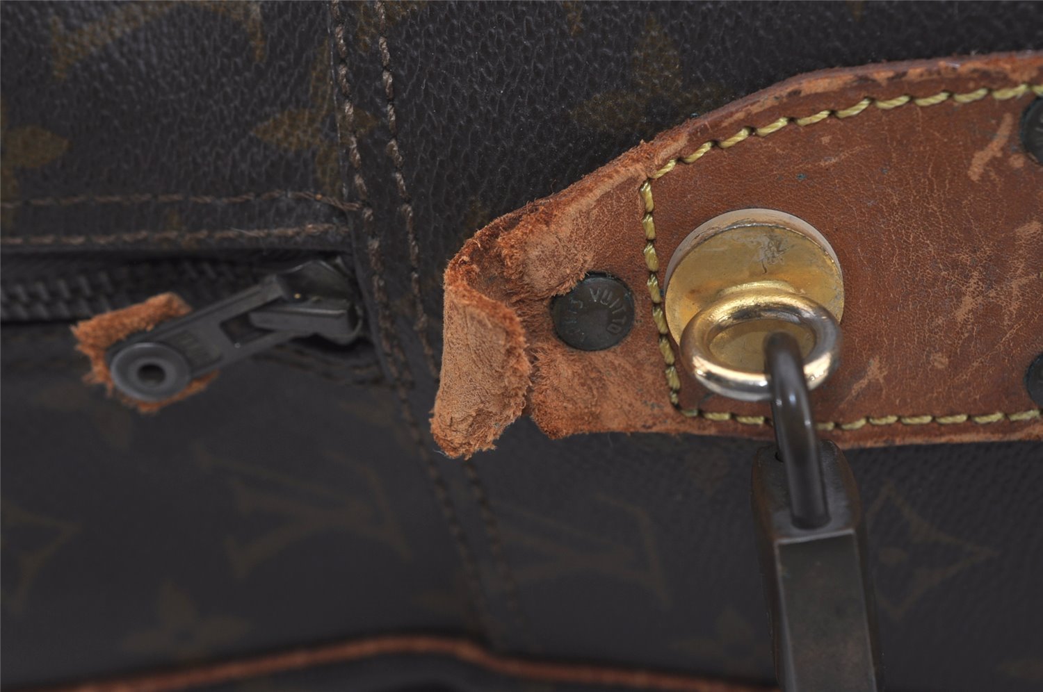 Auth Louis Vuitton Monogram Grand Marceau Shoulder Bag Old Model Junk 4257J