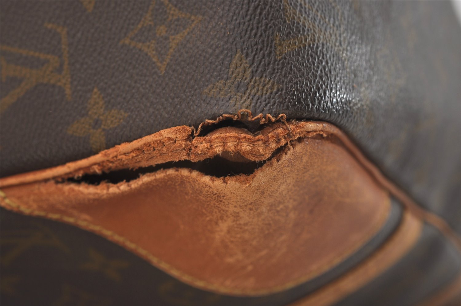 Auth Louis Vuitton Monogram Grand Marceau Shoulder Bag Old Model Junk 4257J