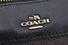 Authentic COACH Signature 2Way Hand Boston Bag Purse PVC Leather Brown 4258J