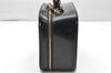 Authentic GUCCI Bamboo 2way Hand Shoulder Bag Purse Enamel Black Junk 4259K