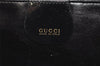 Authentic GUCCI Bamboo 2way Hand Shoulder Bag Purse Enamel Black Junk 4259K