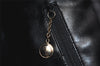 Authentic GUCCI Bamboo 2way Hand Shoulder Bag Purse Enamel Black Junk 4259K