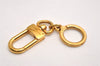 Authentic Louis Vuitton Charm Key Chain Anokre Gold M62698 LV 4260J