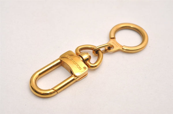 Authentic Louis Vuitton Charm Key Chain Anokre Gold M62698 LV 4260J