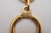 Authentic Louis Vuitton Charm Key Chain Anokre Gold M62698 LV 4260J