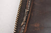 Authentic GUCCI Vintage Long Wallet Purse GG PVC Leather 207464 Brown Junk 4263J