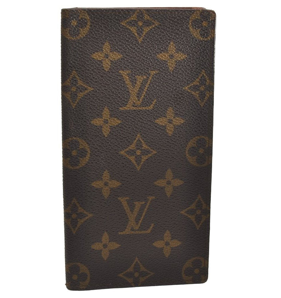 Auth Louis Vuitton Monogram Agenda Horizontal Notebook Cover R20008 LV 4264J