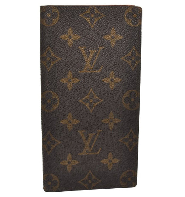 Auth Louis Vuitton Monogram Agenda Horizontal Notebook Cover R20008 LV 4264J