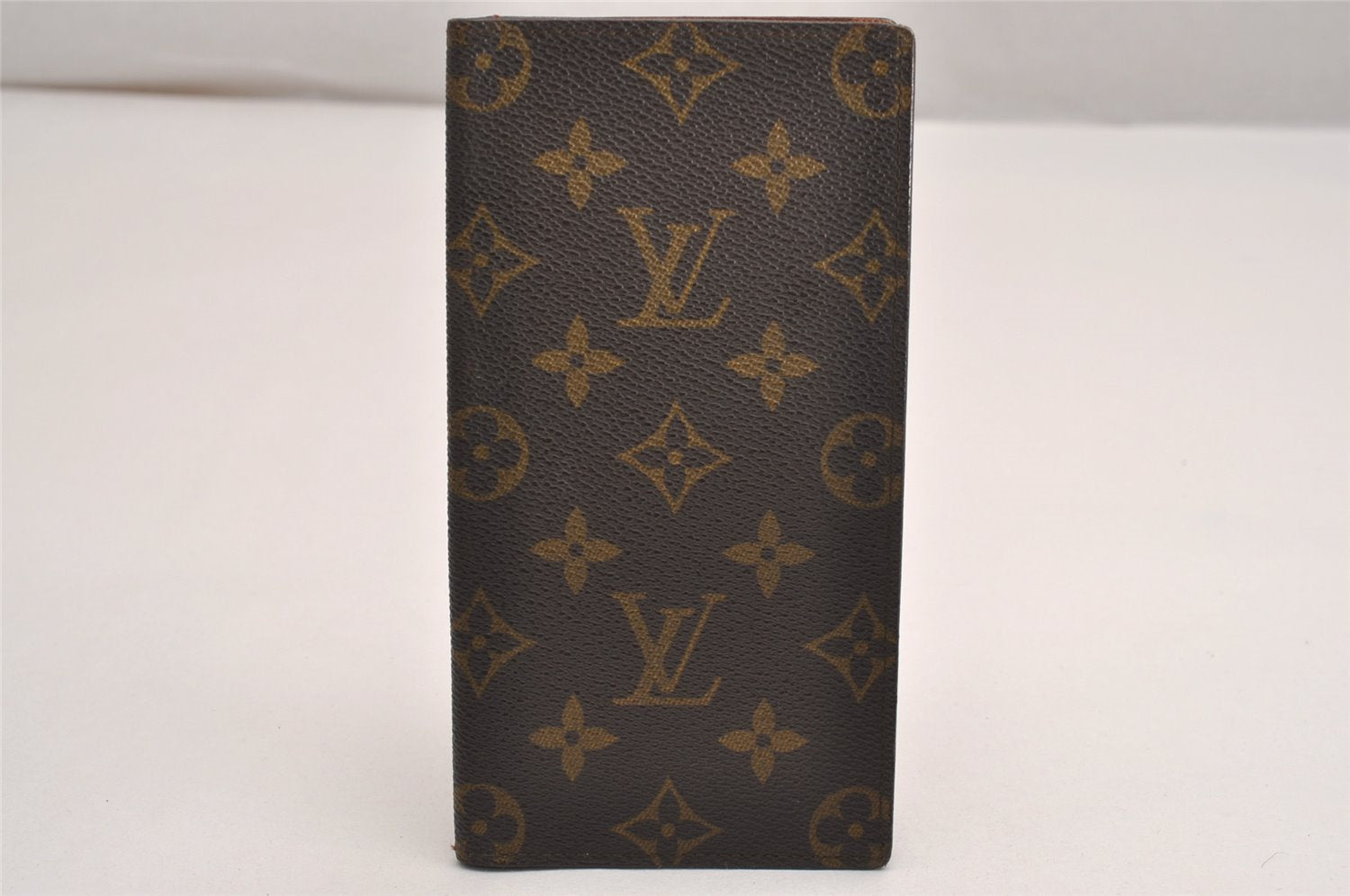 Auth Louis Vuitton Monogram Agenda Horizontal Notebook Cover R20008 LV 4264J