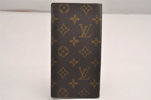 Auth Louis Vuitton Monogram Agenda Horizontal Notebook Cover R20008 LV 4264J