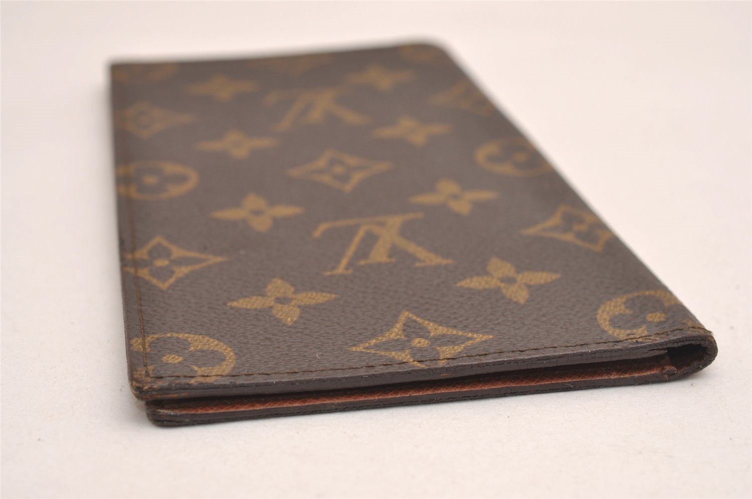 Auth Louis Vuitton Monogram Agenda Horizontal Notebook Cover R20008 LV 4264J