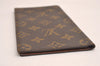 Auth Louis Vuitton Monogram Agenda Horizontal Notebook Cover R20008 LV 4264J