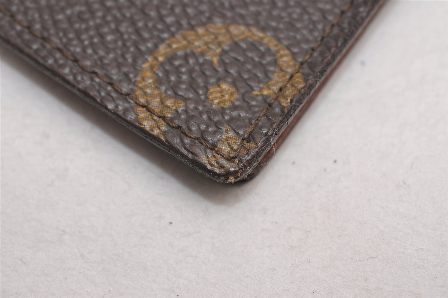 Auth Louis Vuitton Monogram Agenda Horizontal Notebook Cover R20008 LV 4264J
