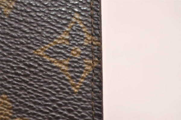 Auth Louis Vuitton Monogram Agenda Horizontal Notebook Cover R20008 LV 4264J