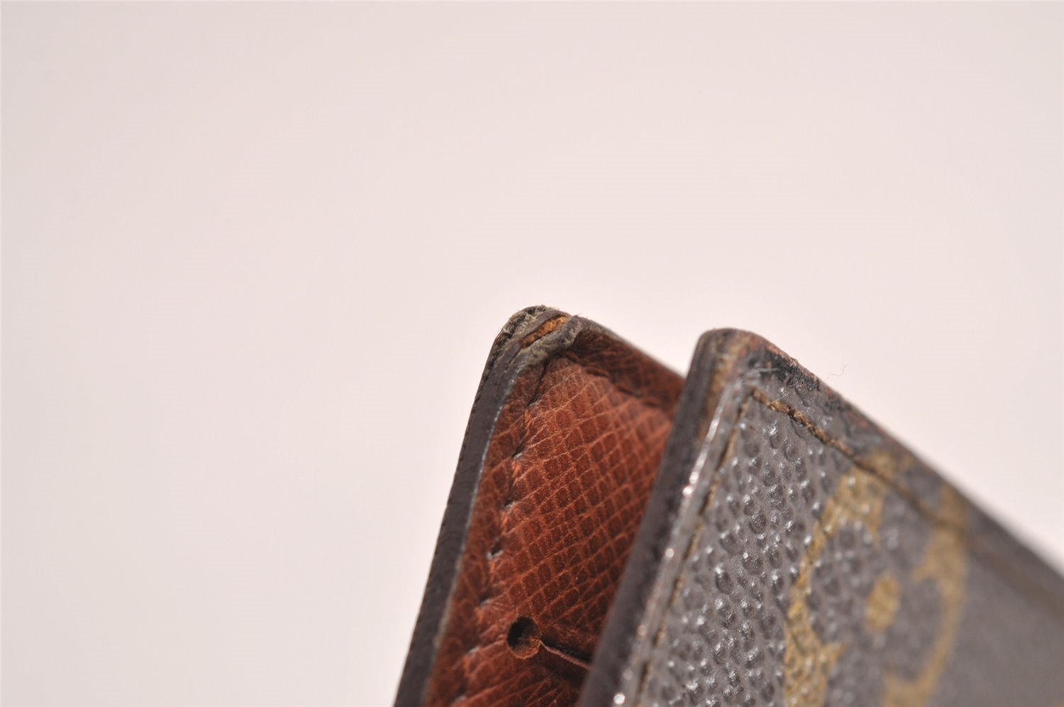 Auth Louis Vuitton Monogram Agenda Horizontal Notebook Cover R20008 LV 4264J