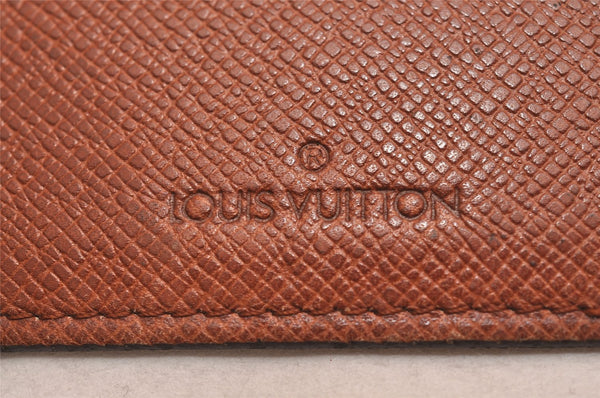 Auth Louis Vuitton Monogram Agenda Horizontal Notebook Cover R20008 LV 4264J