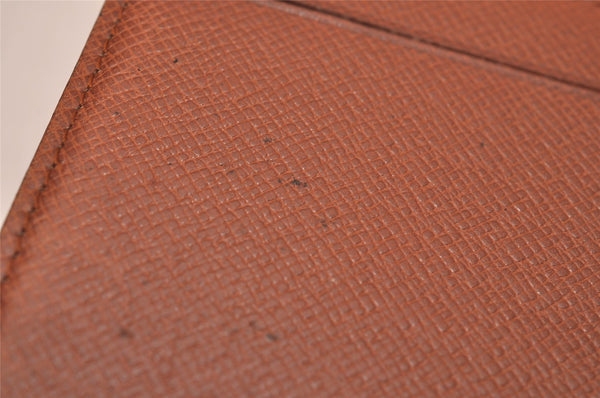 Auth Louis Vuitton Monogram Agenda Horizontal Notebook Cover R20008 LV 4264J