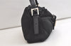 Authentic FENDI Vintage Shoulder Hand Bag Purse Jersey Leather Black 4264K