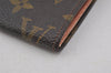 Auth Louis Vuitton Monogram Pochette Porte Monnaie Credit Wallet Old Model 4265J