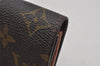 Auth Louis Vuitton Monogram Pochette Porte Monnaie Credit Wallet Old Model 4265J