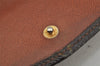 Auth Louis Vuitton Monogram Pochette Porte Monnaie Credit Wallet Old Model 4265J