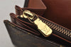 Auth Louis Vuitton Monogram Pochette Porte Monnaie Credit Wallet Old Model 4265J