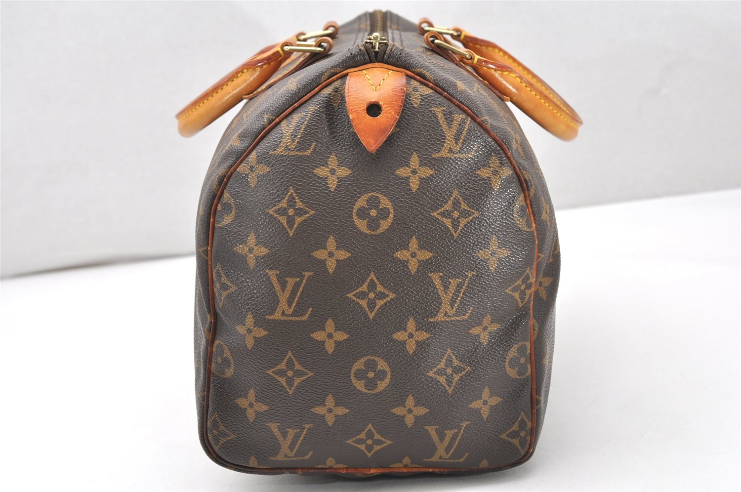 Authentic Louis Vuitton Monogram Speedy 30 Hand Boston Bag M41526 LV 4265K