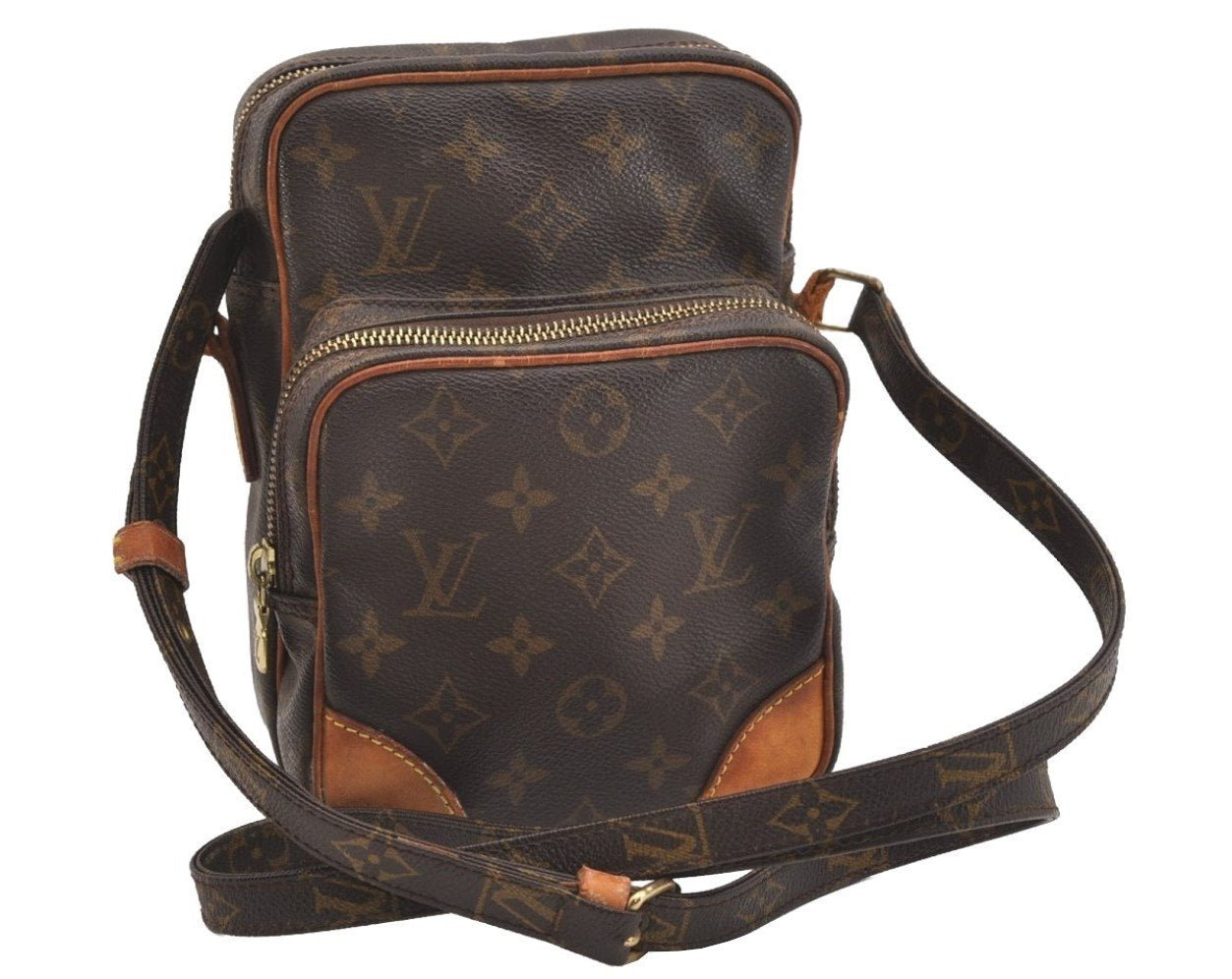 Authentic Louis Vuitton Monogram Amazone Shoulder Cross Body Bag M45236 LV 4267J