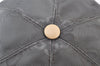 Authentic GUCCI OFF THE GLID Cap GG Nylon Leather Size L 627114 Gray 4267K
