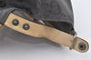 Authentic GUCCI OFF THE GLID Cap GG Nylon Leather Size L 627114 Gray 4267K