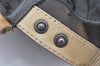 Authentic GUCCI OFF THE GLID Cap GG Nylon Leather Size L 627114 Gray 4267K