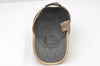 Authentic GUCCI OFF THE GLID Cap GG Nylon Leather Size L 627114 Gray 4267K