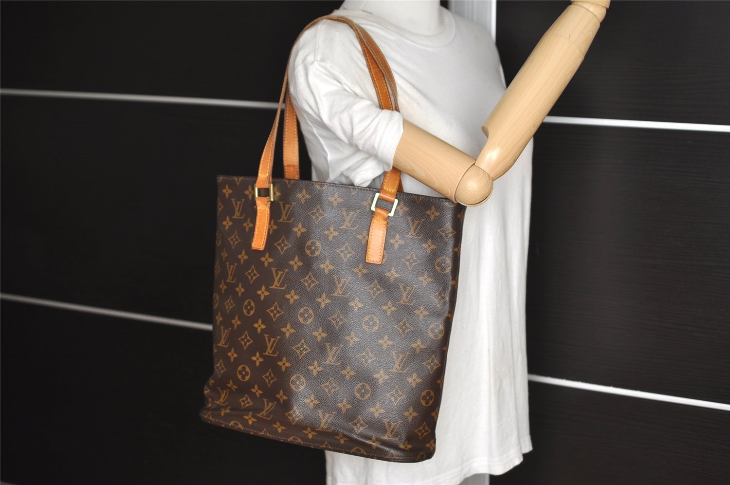 Authentic Louis Vuitton Monogram Vavin GM Shoulder Tote Bag M51170 LV Junk 4268J